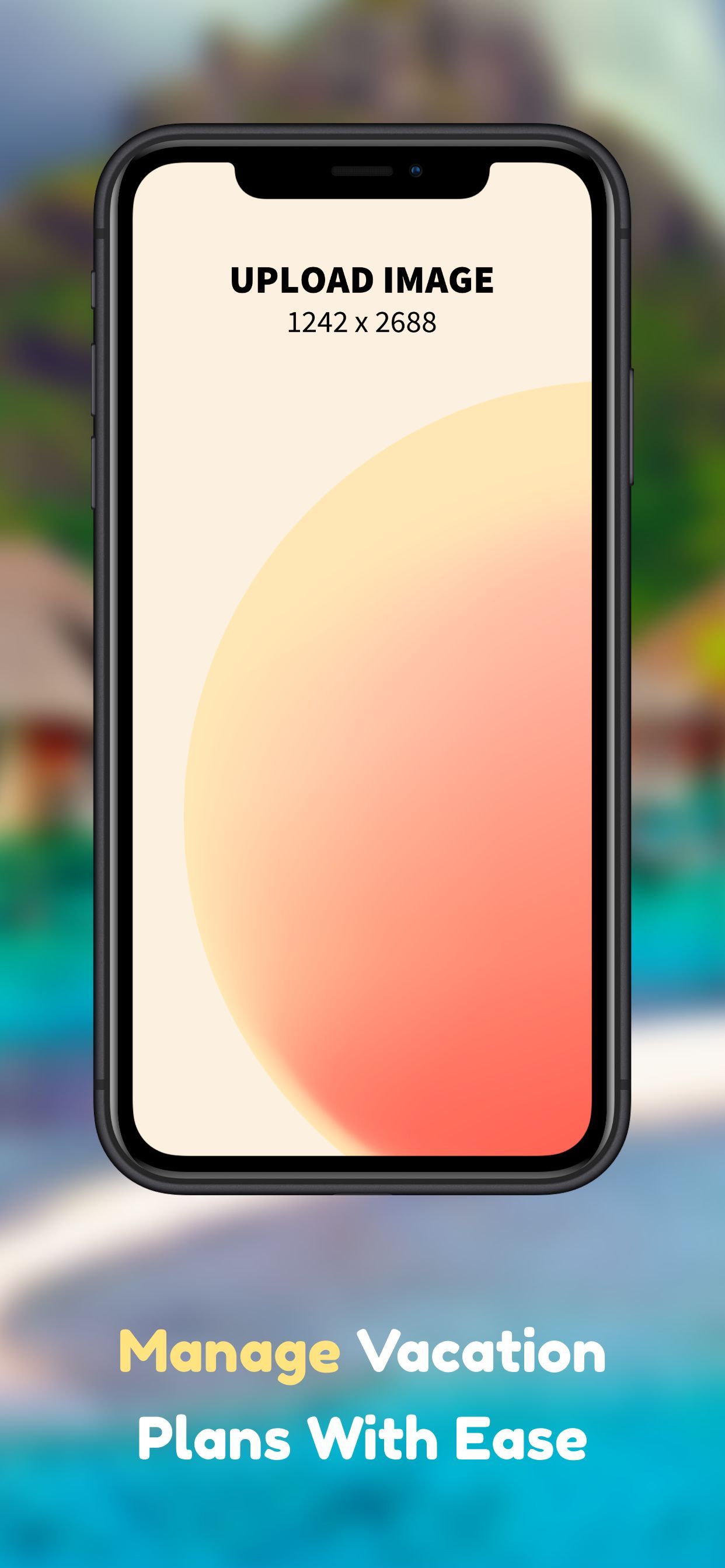 iPhone XS Max Screenshot 58 template. Quickly edit text, colors, images, and more for free.